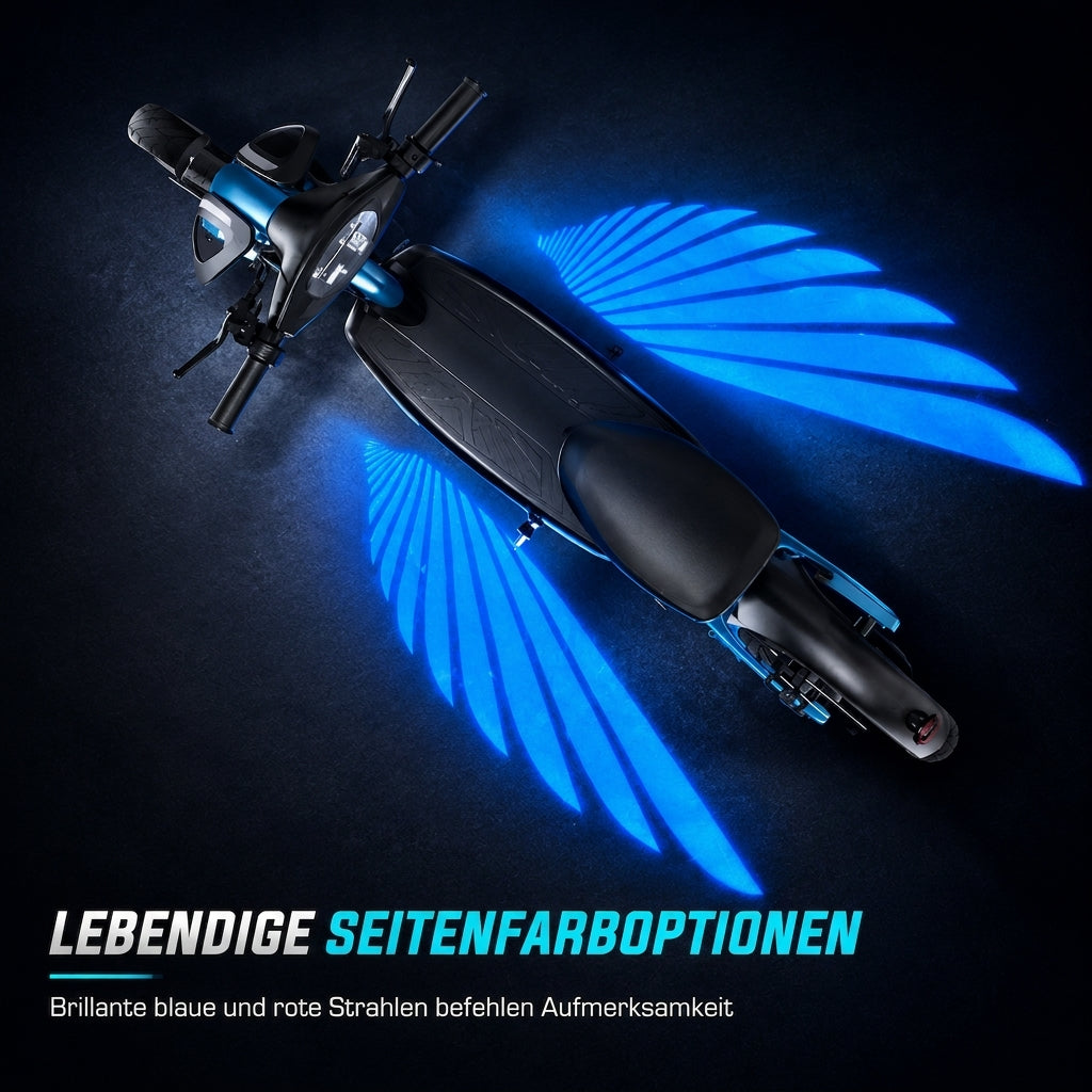 🎉 50% RABATT! 🏍️ Zweirad-LED-Engelflügel-Bodenprojektionslichter – auffälliger Flügelschein für nächtliche Fahrten ✨