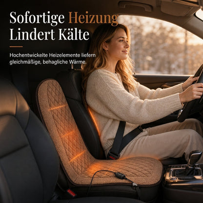 ❄️🔥 Beheiztes Autositzkissen | Elektrisch beheizt, schnell warm für Auto-Sitze 🚗